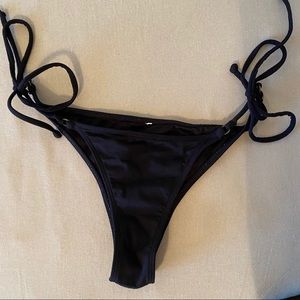 BILLABONG black tie tanga bikini bottom